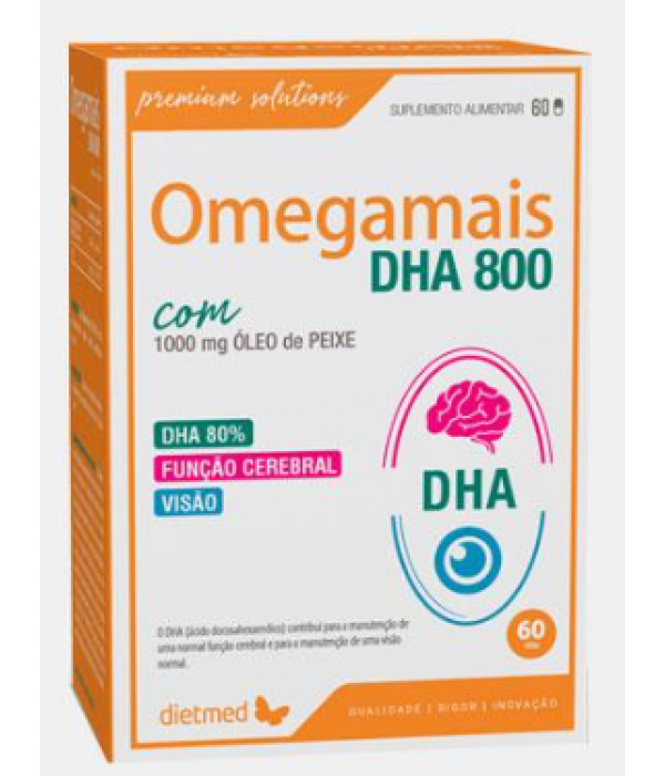 Omegamais DHA 800 - 60 Cápsulas - Dietmed